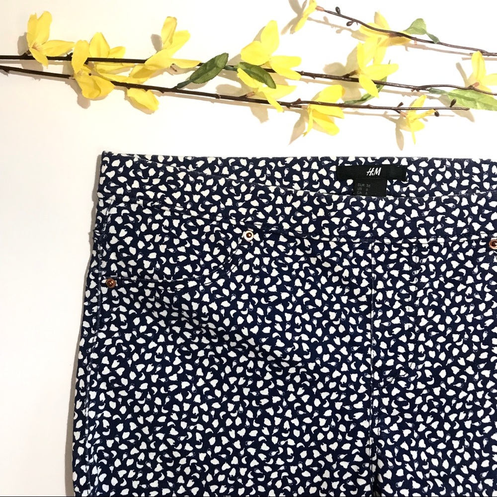 H&M Pattern Skinny Stretchy Jeggings